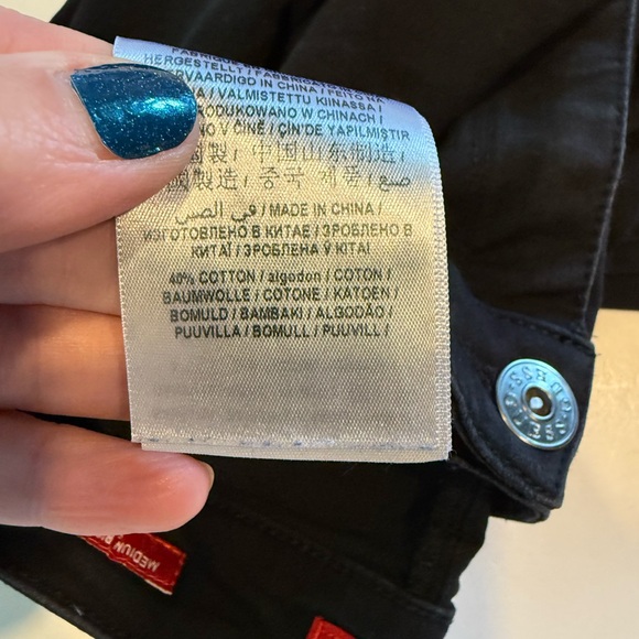 GUESS WOMENS BLACK  JEANS SIENNA CURVY FIT MEDIUM RISE CURVY SKINNY SIZE 27 - Picture 9 of 11